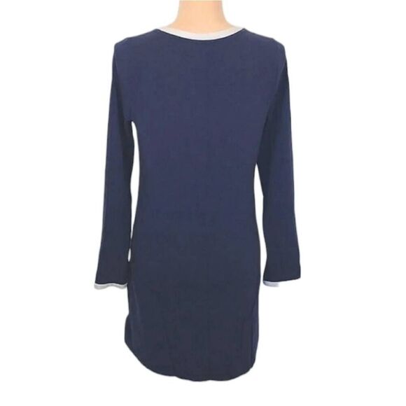 Kate Spade Blue "In Your Dreams" Jersey Long Sleeve Nightshirt Size XS - Picture 9 of 14